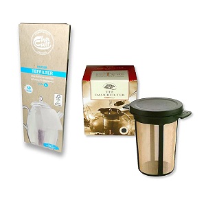Artikelbilder Papier-Teefilter und Teedauerfilter