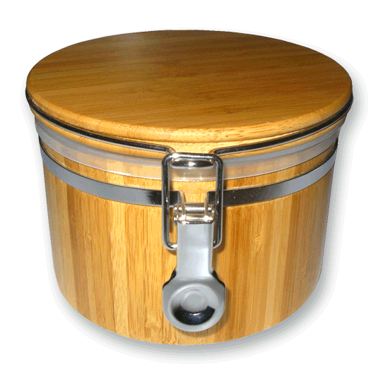 Vorratsbehälter aus Bambus