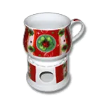 Becher mit Stövchen Becher mit Stövchen