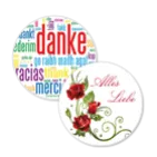 Etiketten für unterschiedliche Anlässe