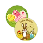 Osteretiketten Aufkleber Etiketten zu Ostern