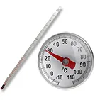 Teethermometer aus Glas oder in Edelstahl von klein bis groß