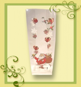 50 Transparente Weihnachtsteetüten Acryl