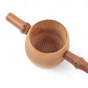 Bambus Teesieb Griff Natur