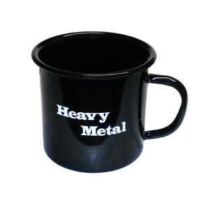 Becher Emaille 500ml Heavy Metal