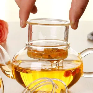 Glaskanne für Tee 1000ml mit Glasteesieb