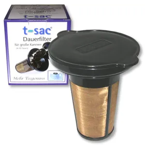 Grosser Dauerfilter Schwarz