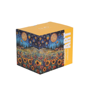 Jumbobecher XL 750ml MODERN SUNFLOWER FIELD