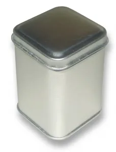 Kleine Teedose Silber