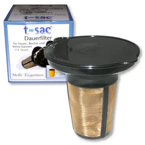 Kleiner Dauerfilter Schwarz