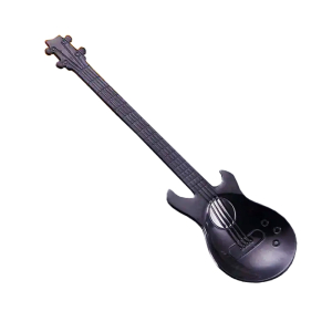 Löffel Gitarre Edelstahl Schwarz