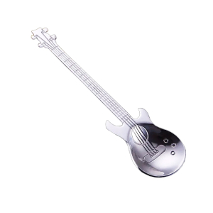 Löffel Gitarre Edelstahl Silber