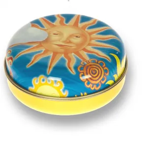 Pillendose fröhliche Sonne