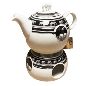 Porzellankanne und Stövchen 800ml