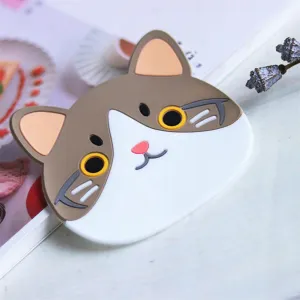 Silikon Untersetzer Katze für Teebecher