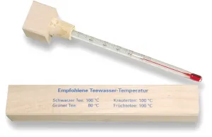 Tee Thermometer in Holzverpackung
