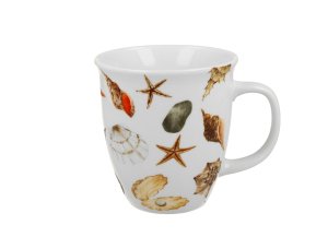 Teebecher 650ml Seesterne und Muscheln
