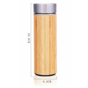 Teeflasche mit Sieb Edelstahl 450ml