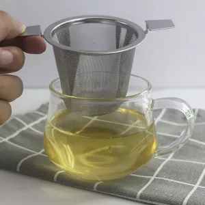 Teesieb 2 Henkel Edelstahl 7,5cm