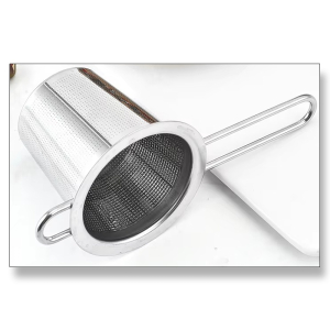 Teesieb langer Griff und Deckel