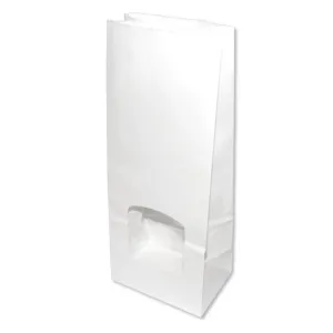 Teetüten 250-350 Gramm Weiss Kraftpapier Fenster