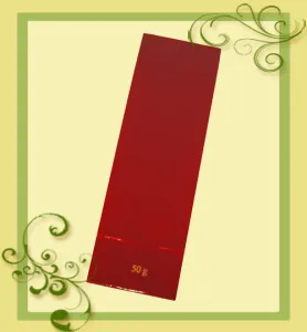 Teetüten 50 Gr. Rot Glanz