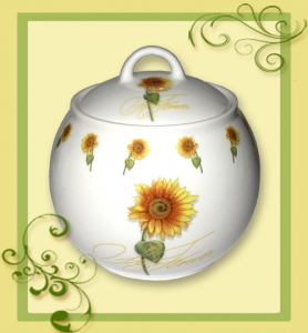 Zuckerbehälter aus Porzellan