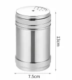 Großer Gewürzstreuer Edelstahl Länge / Höhe 130mm
	Durchmesser...